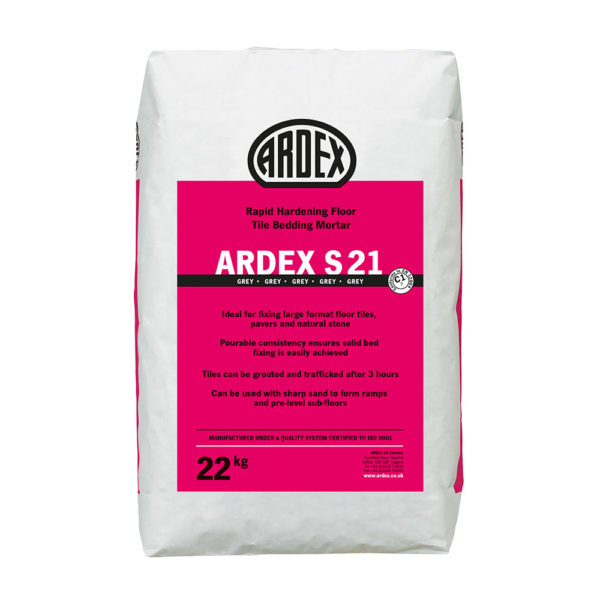 Ardex S21 Floor Tile Bedding Mortar 22kg