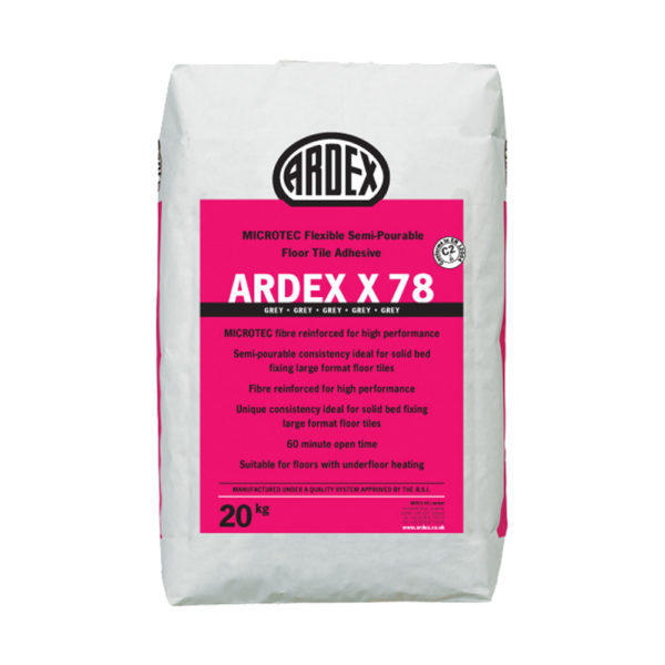 Ardex X78 Tile Adhesive Grey 20kg