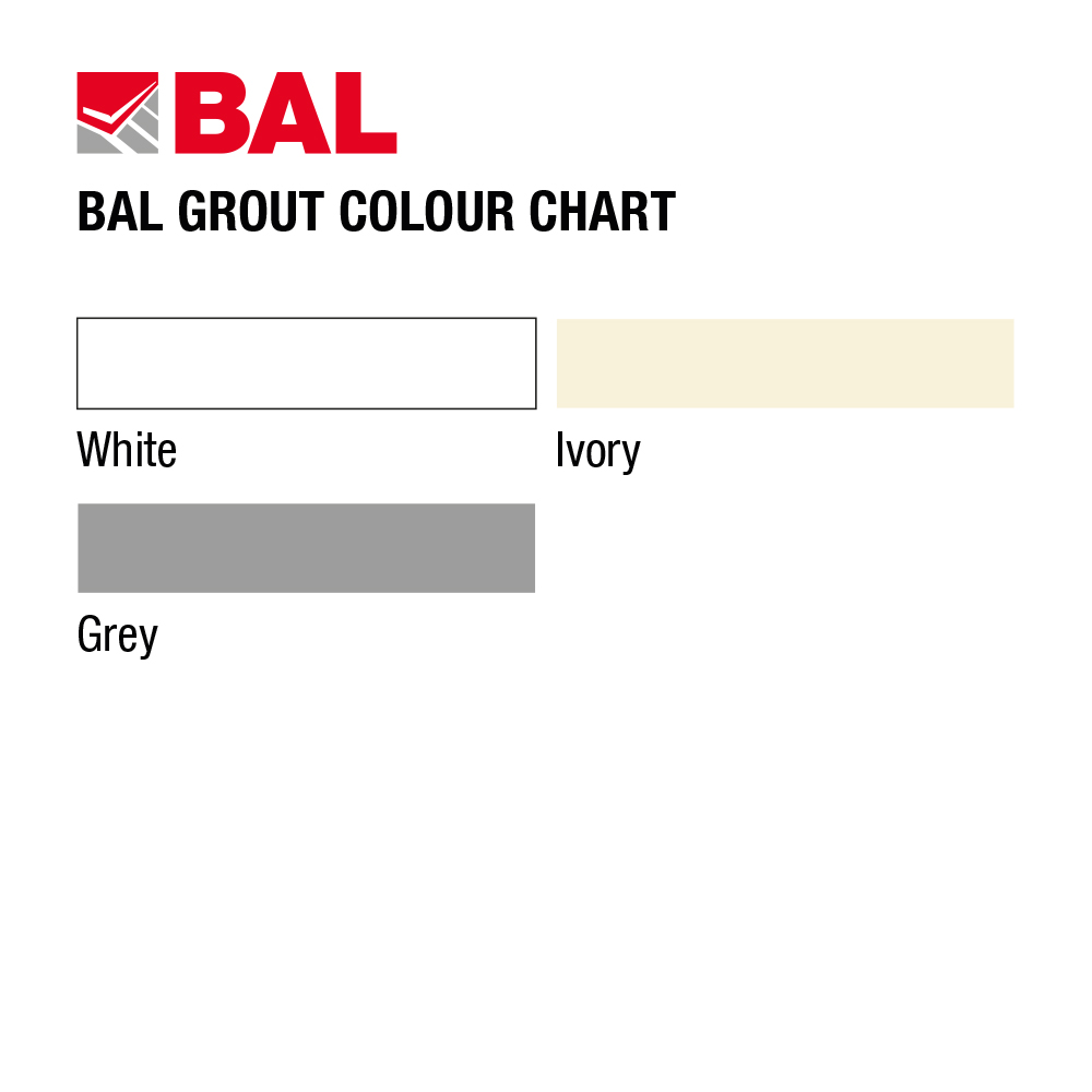 Bal Grout Chart