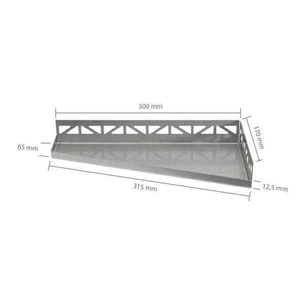 Dural TI SHELF BV Tileable Shelf - Left Dimensions