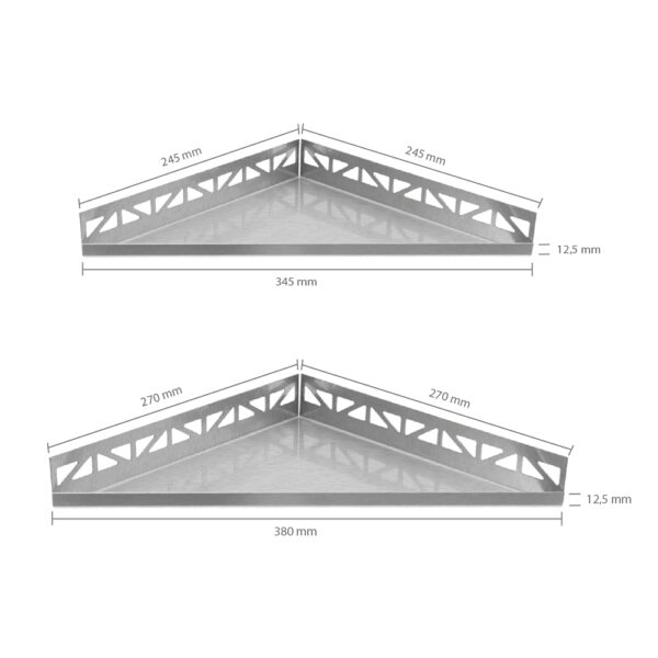Dural TI SHELF DRG Tileable Shelf - Dimensions