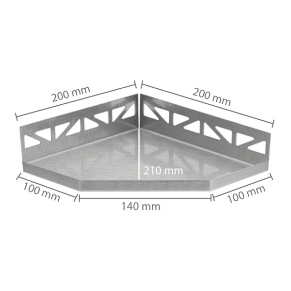 Dural TI SHELF FE Tileable Shelf - Dimensions