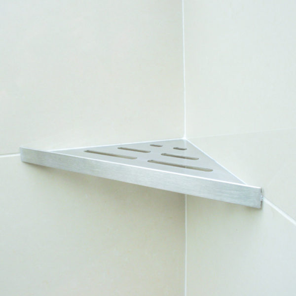 Genesis Stainless Steel Reversible Shower Shelf - Standard