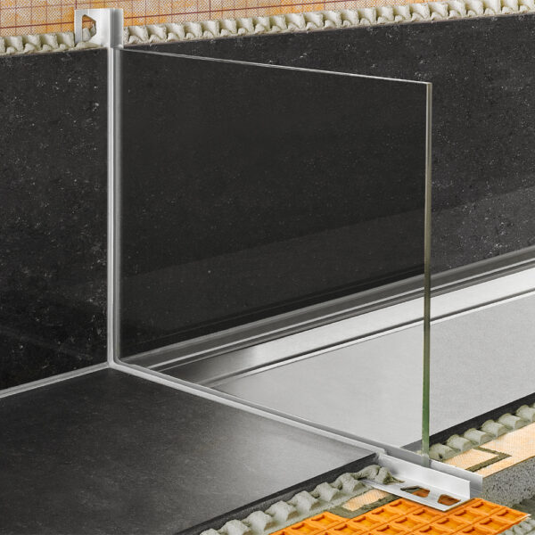 Schluter DECO SG Shower Glass Profile Tile Trim