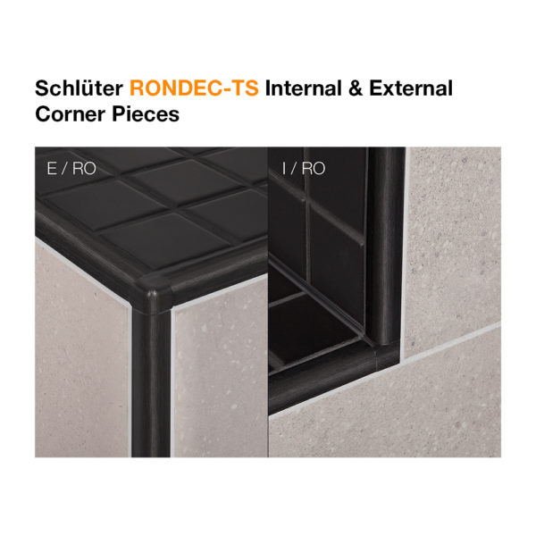 Schluter RONDEC TS Trendline Internal & External Corners