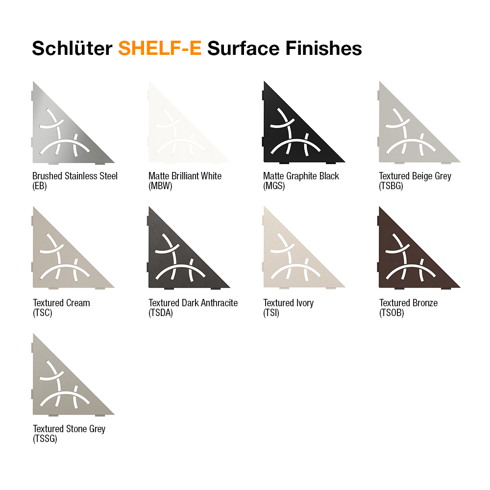 Schluter SHELF E Tiling Supplies Direct